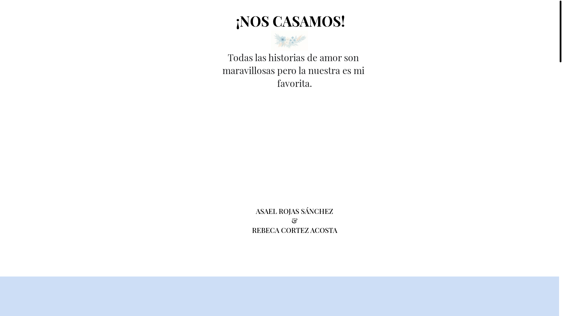 website screenshot of https://nuestrabodaa.site/