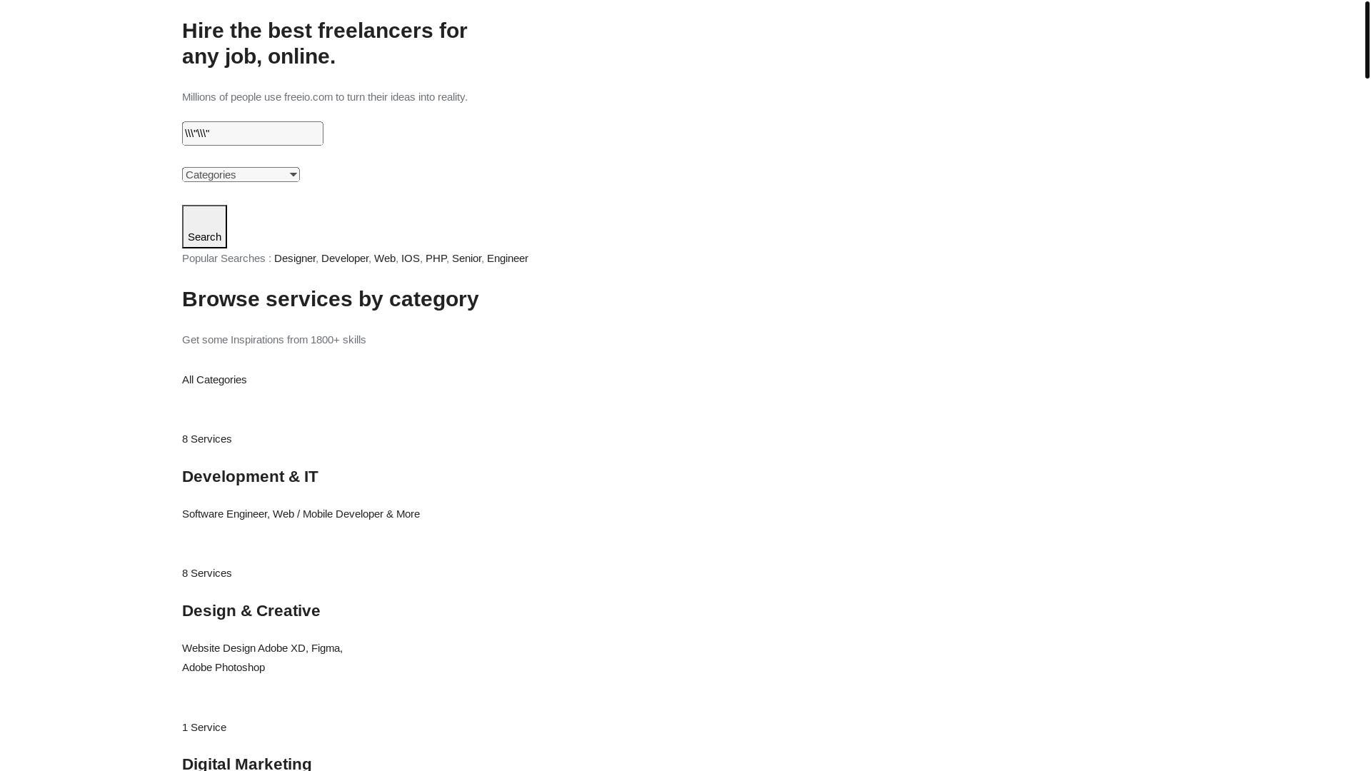 website screenshot of https://freelancerz.co.il/
