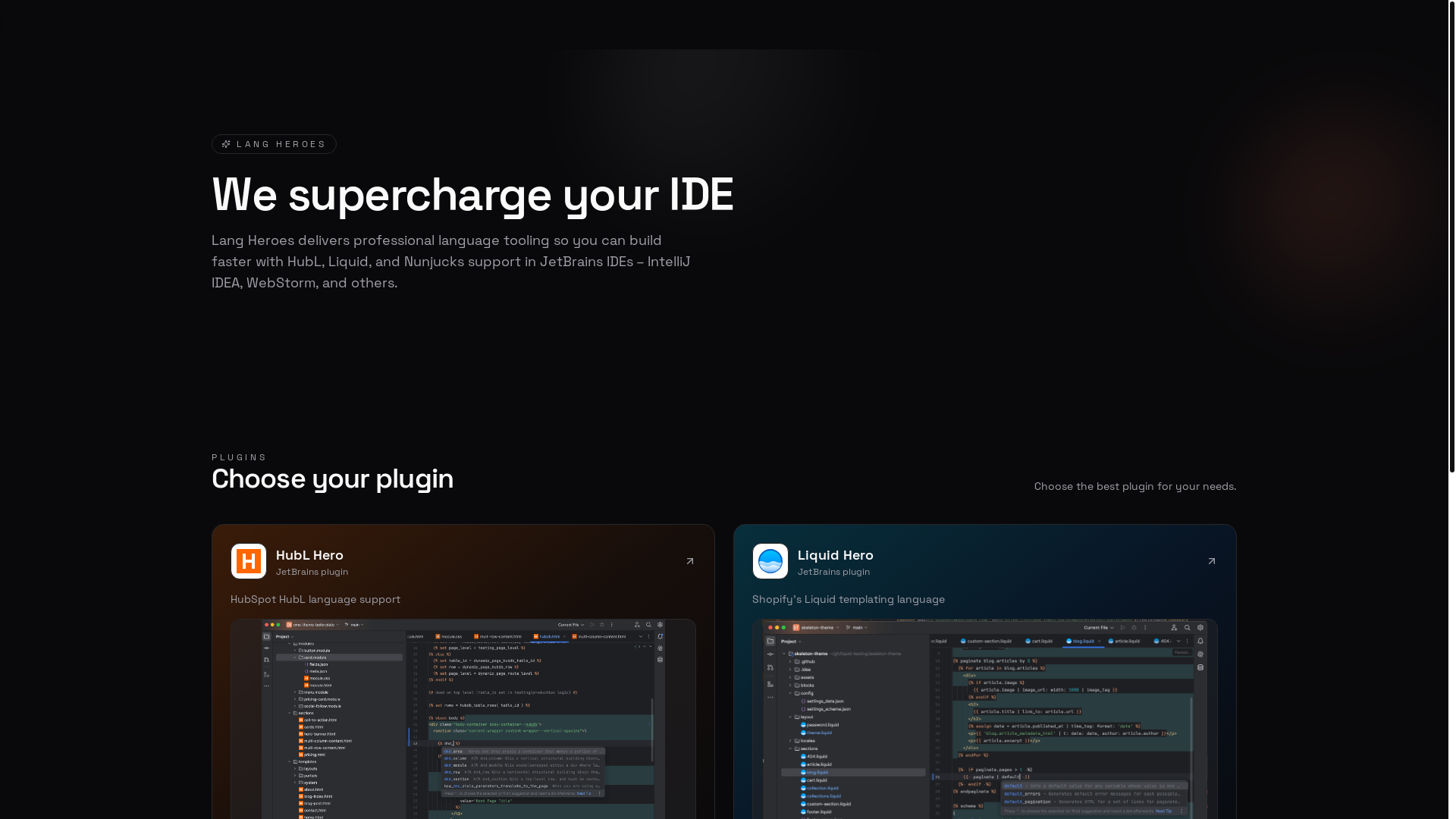 website screenshot of https://langheroes-website-2.pages.dev/