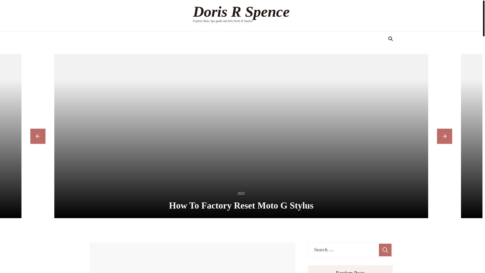 website screenshot of https://dorisrspencek.pages.dev/