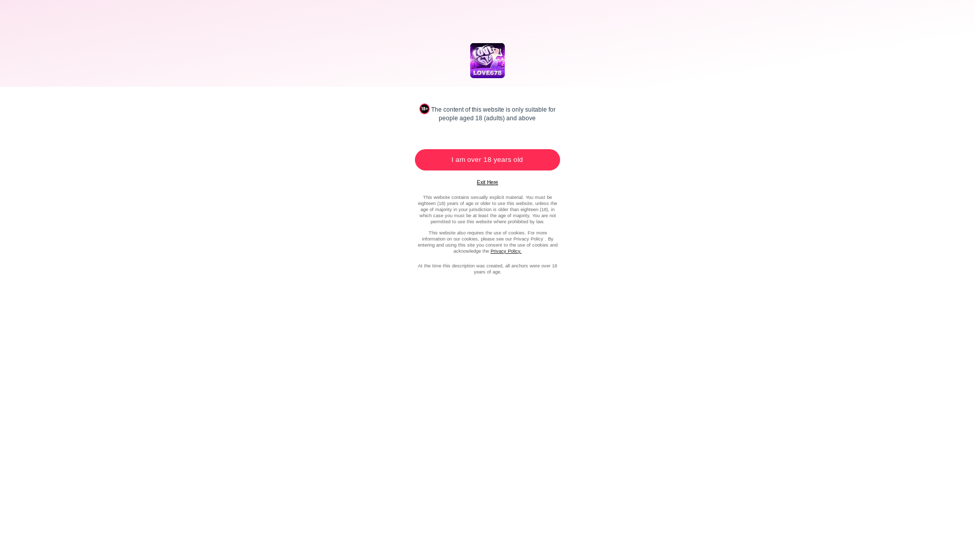 website screenshot of https://love678kk.cc/