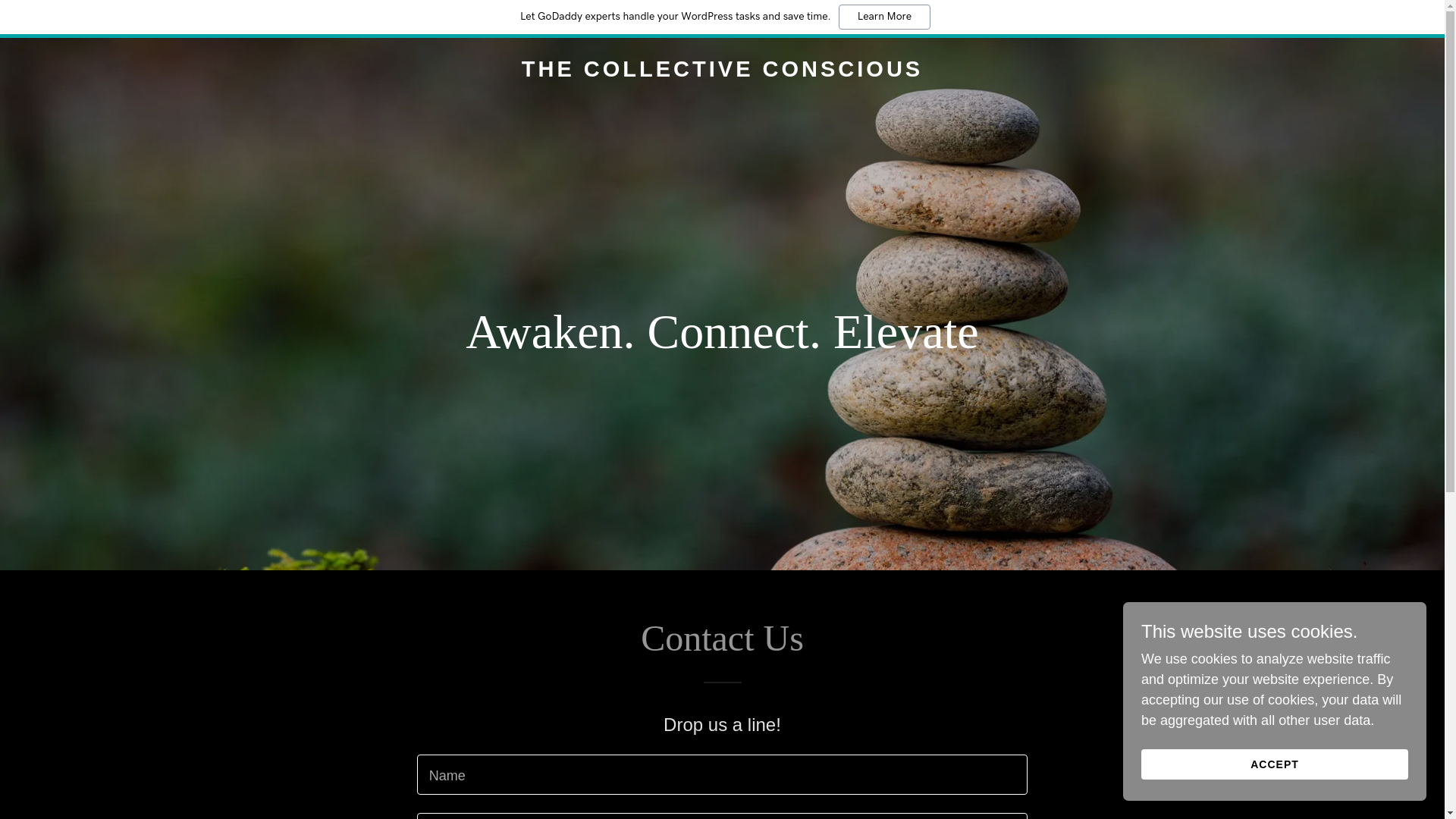 website screenshot of https://thecollectiveconscious.world/