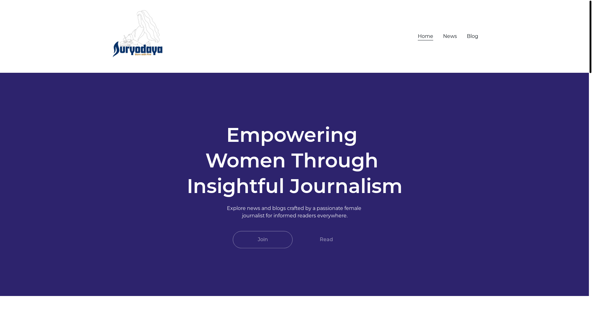 website screenshot of https://suryodaya.online/