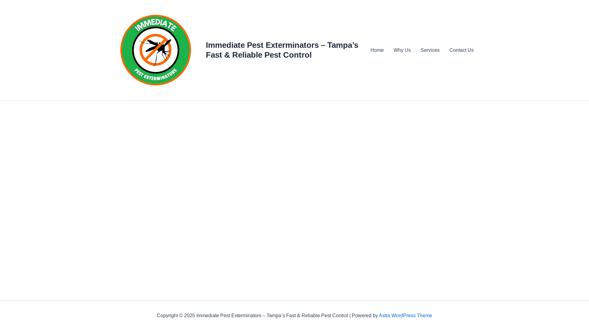 website screenshot of https://pestexterminatortampafl.com/