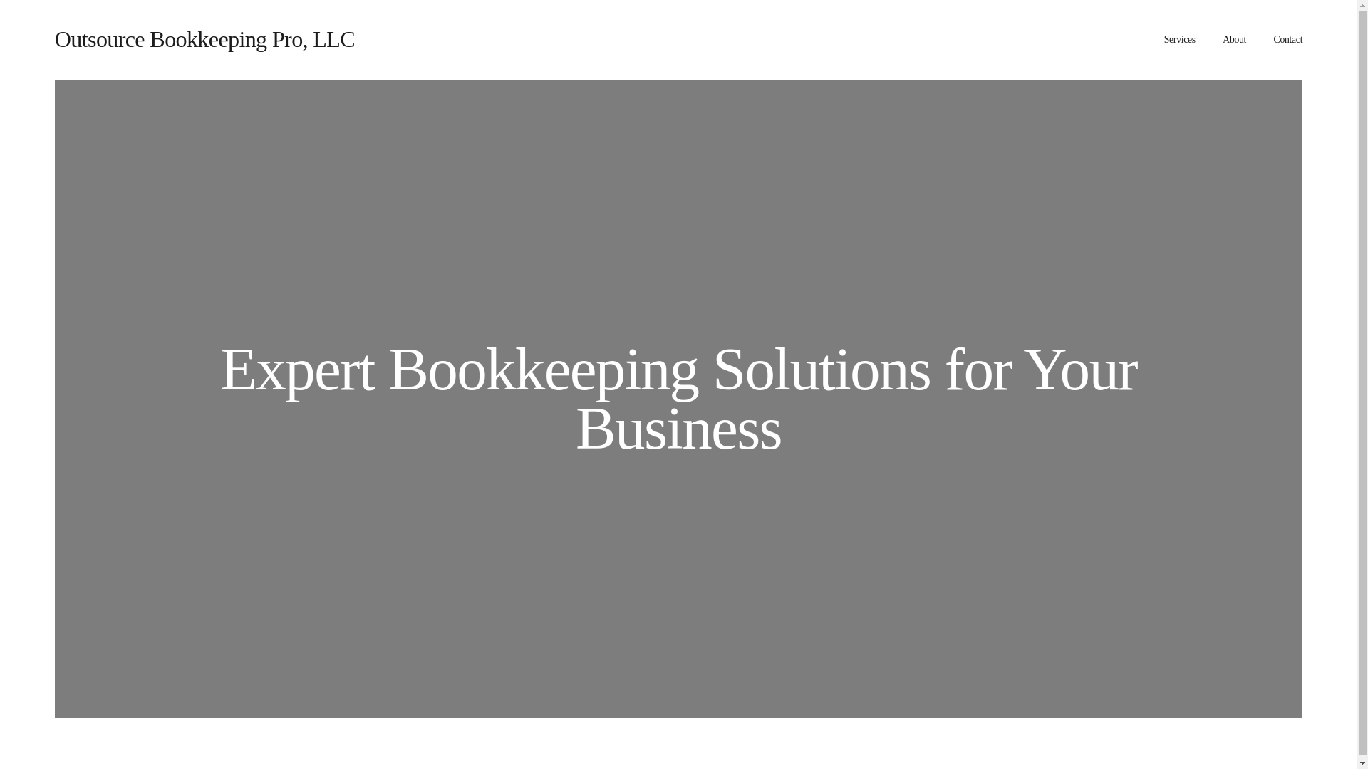 website screenshot of https://outsourcebookkeepingpro.com/