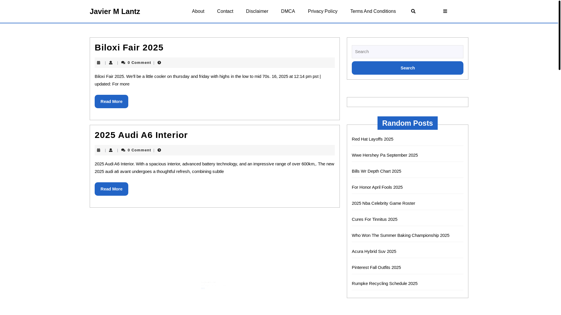 website screenshot of https://javiermlantzb.pages.dev/