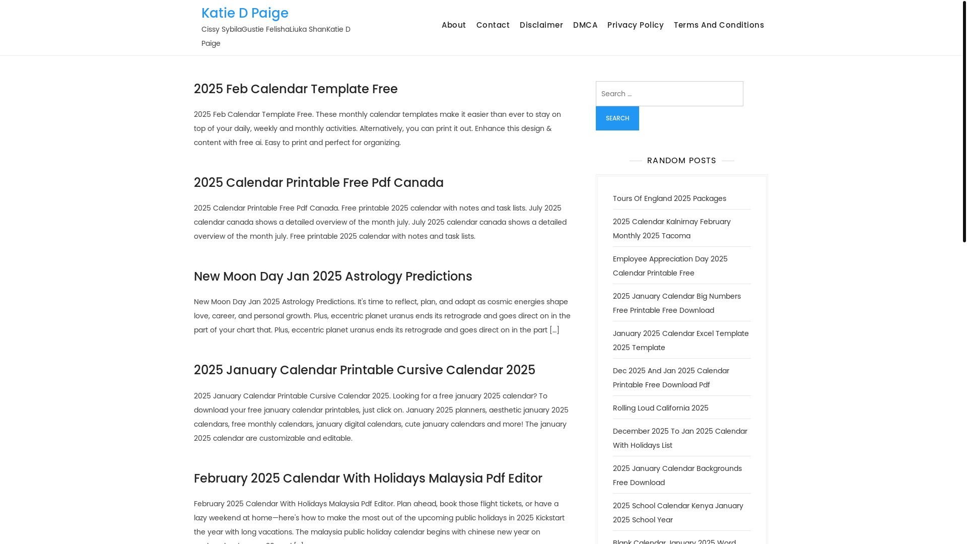 website screenshot of https://katiedpaige.pages.dev/