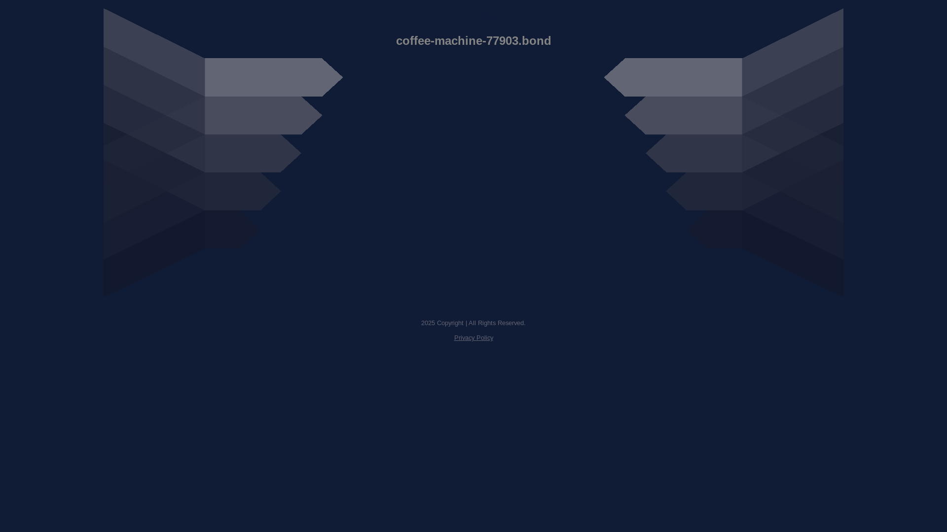 website screenshot of https://coffee-machine-77903.bond/