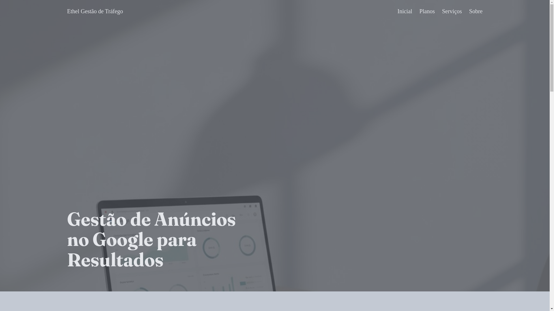 website screenshot of https://ethelgestor.blog/
