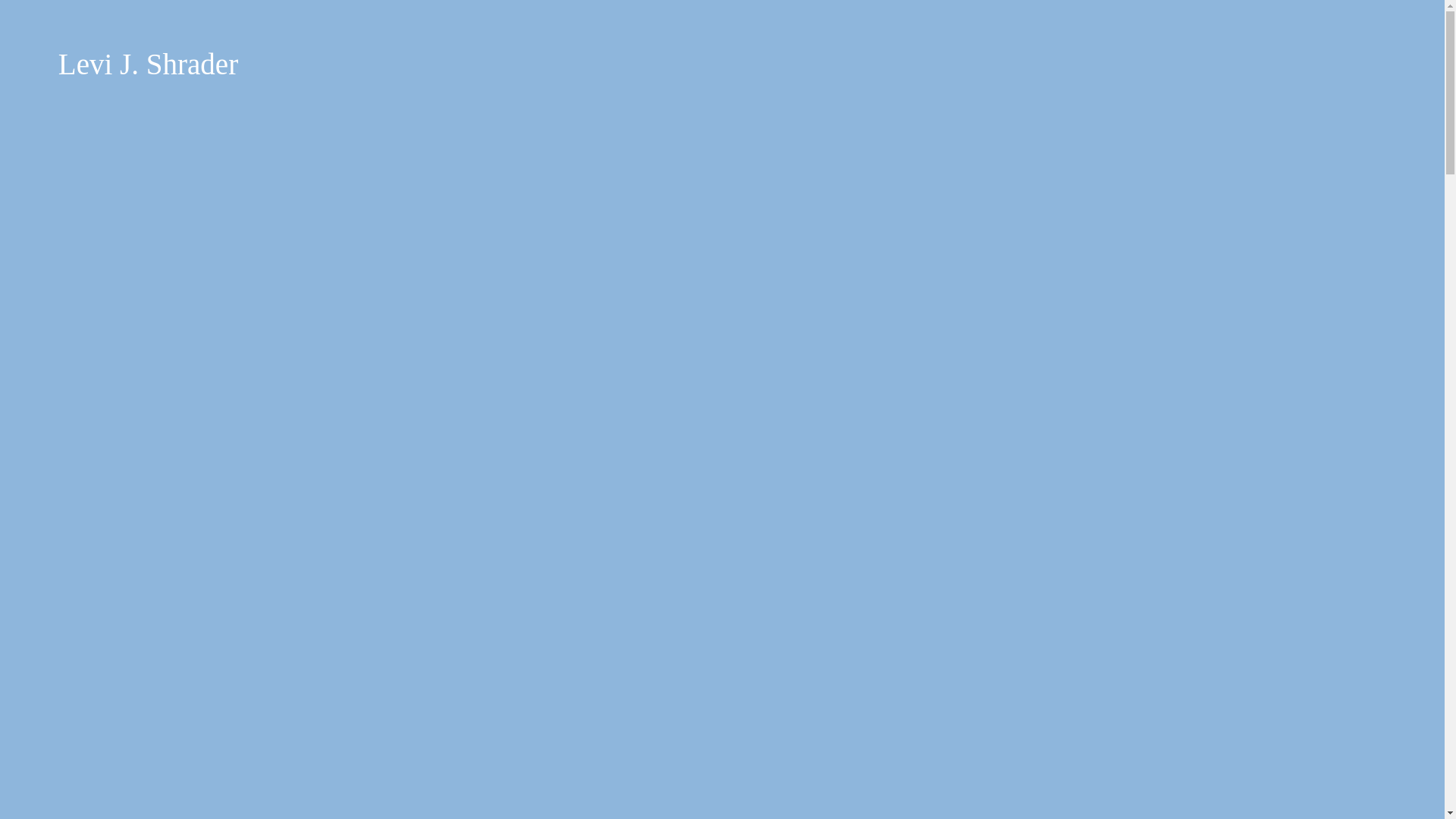 website screenshot of https://levijshrader.com/