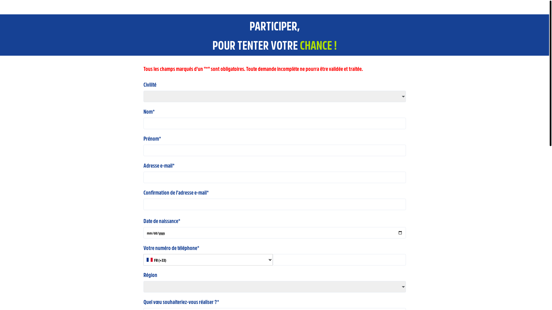 website screenshot of https://intersport-anniversaire-voeu.com/