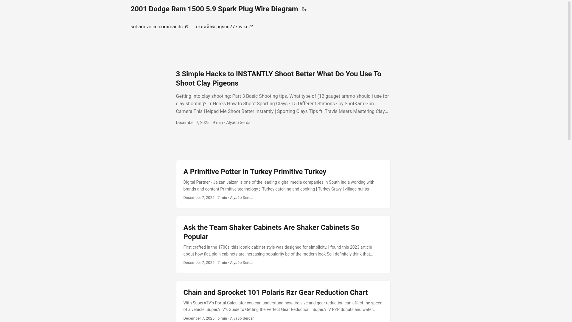 website screenshot of https://2001dodgeram150059sparkplugwirediagram.pages.dev/