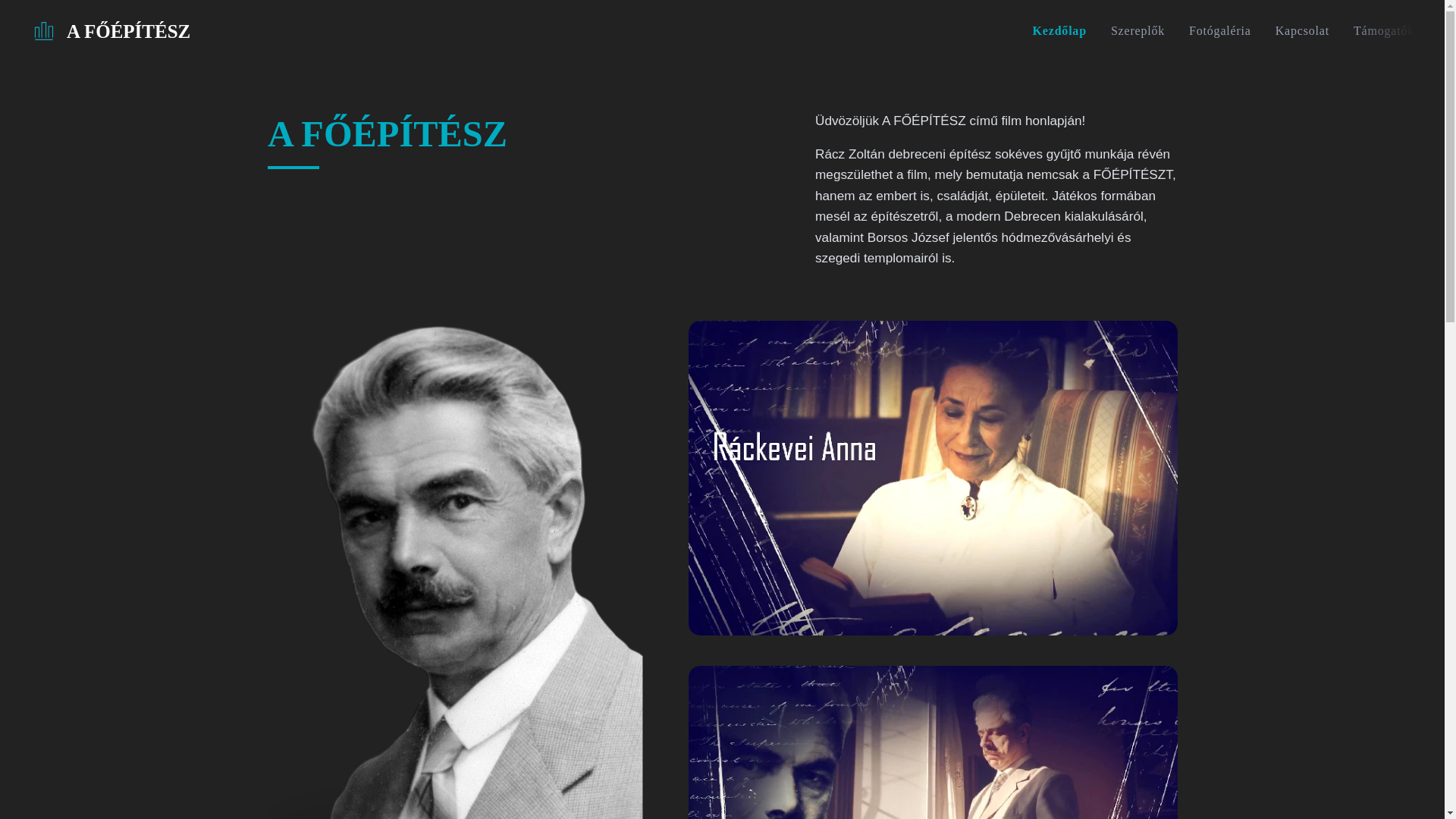 website screenshot of https://afoepitesz.hu/