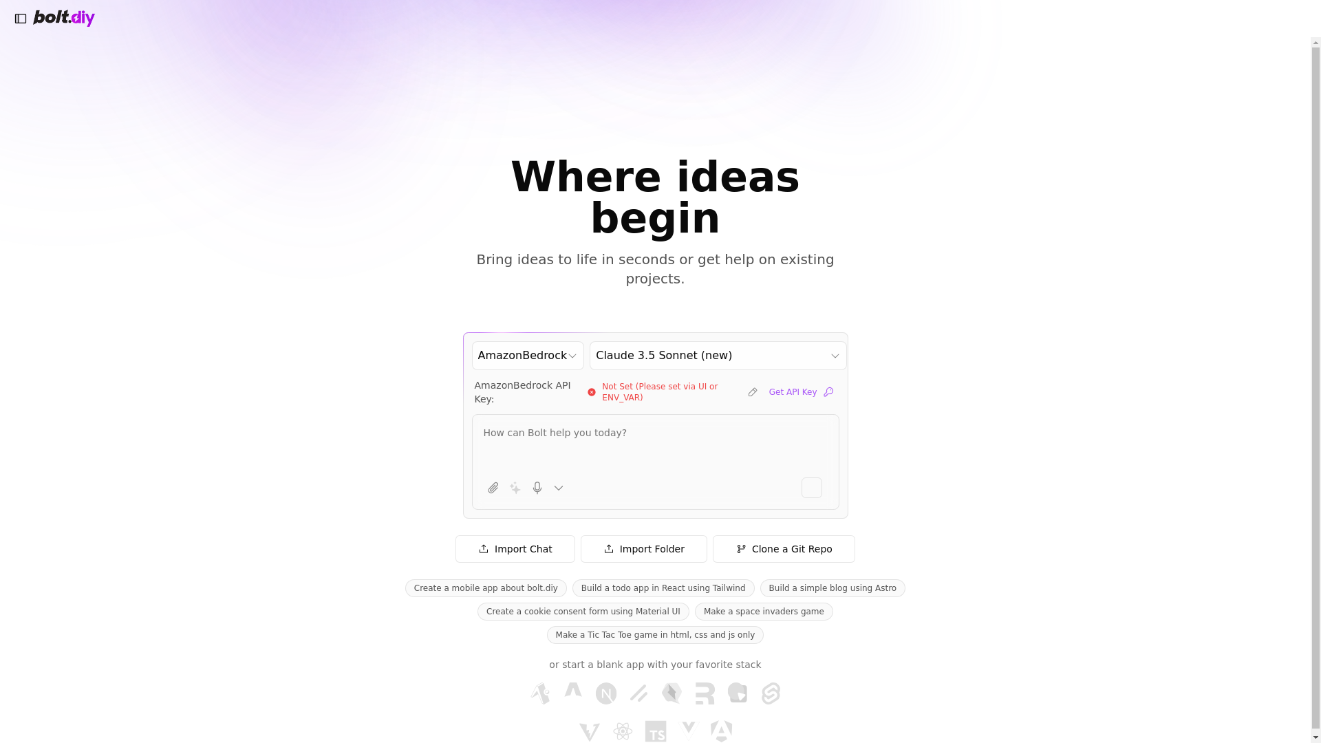 website screenshot of https://bolt-ctk.pages.dev/