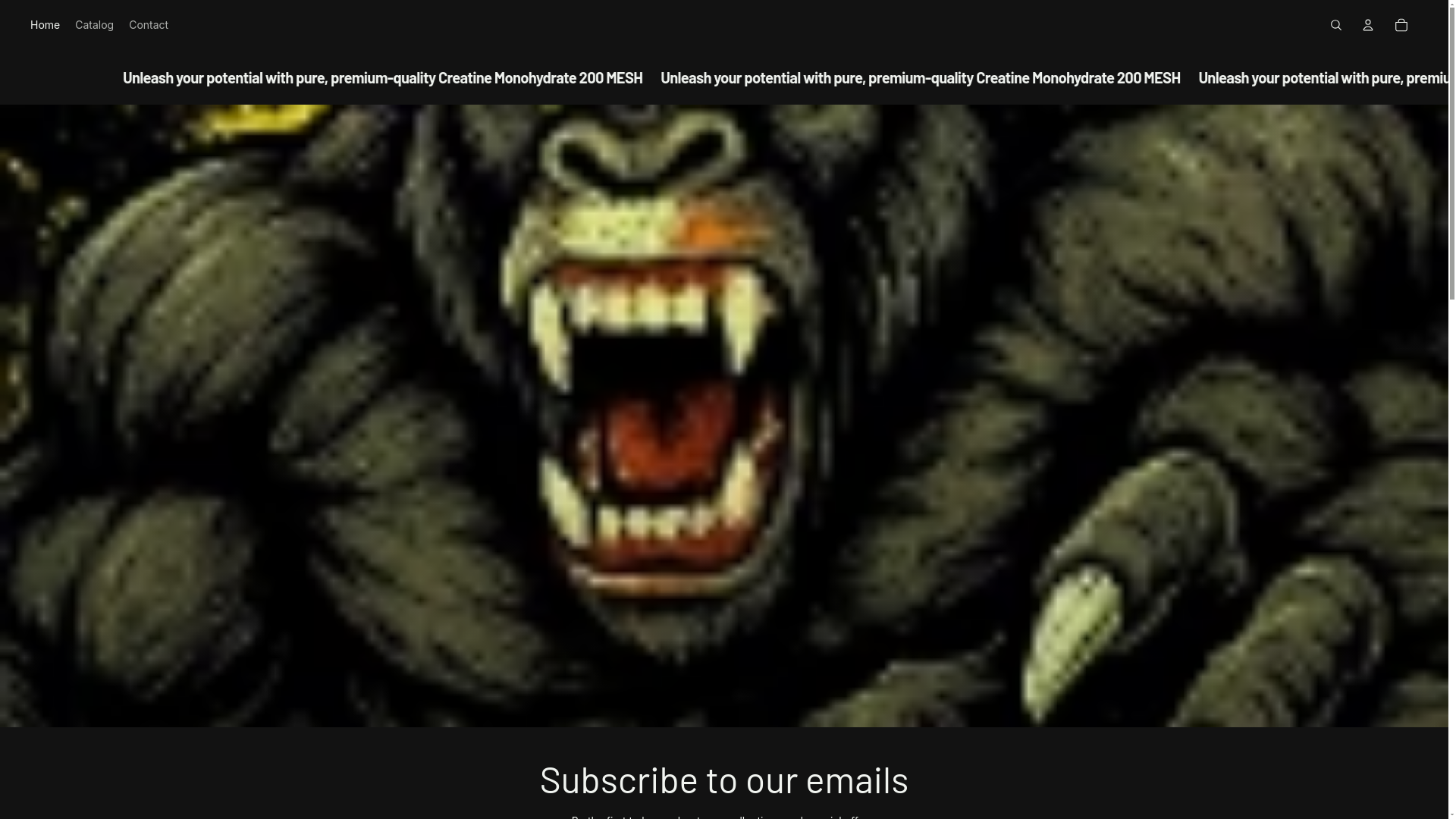 website screenshot of https://gorillanutritionltd.co.uk/