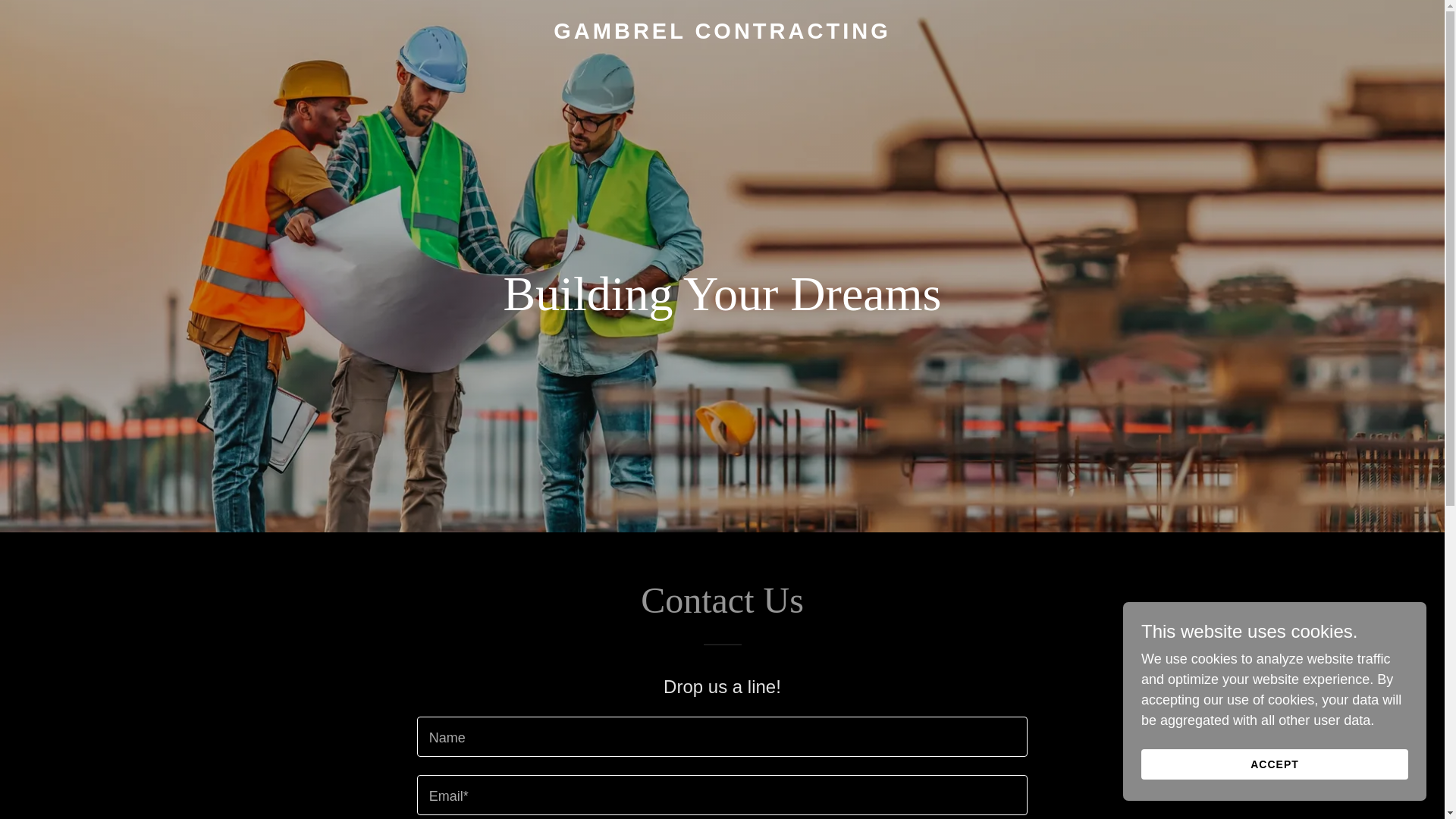 website screenshot of https://gambrelcontracting.com/