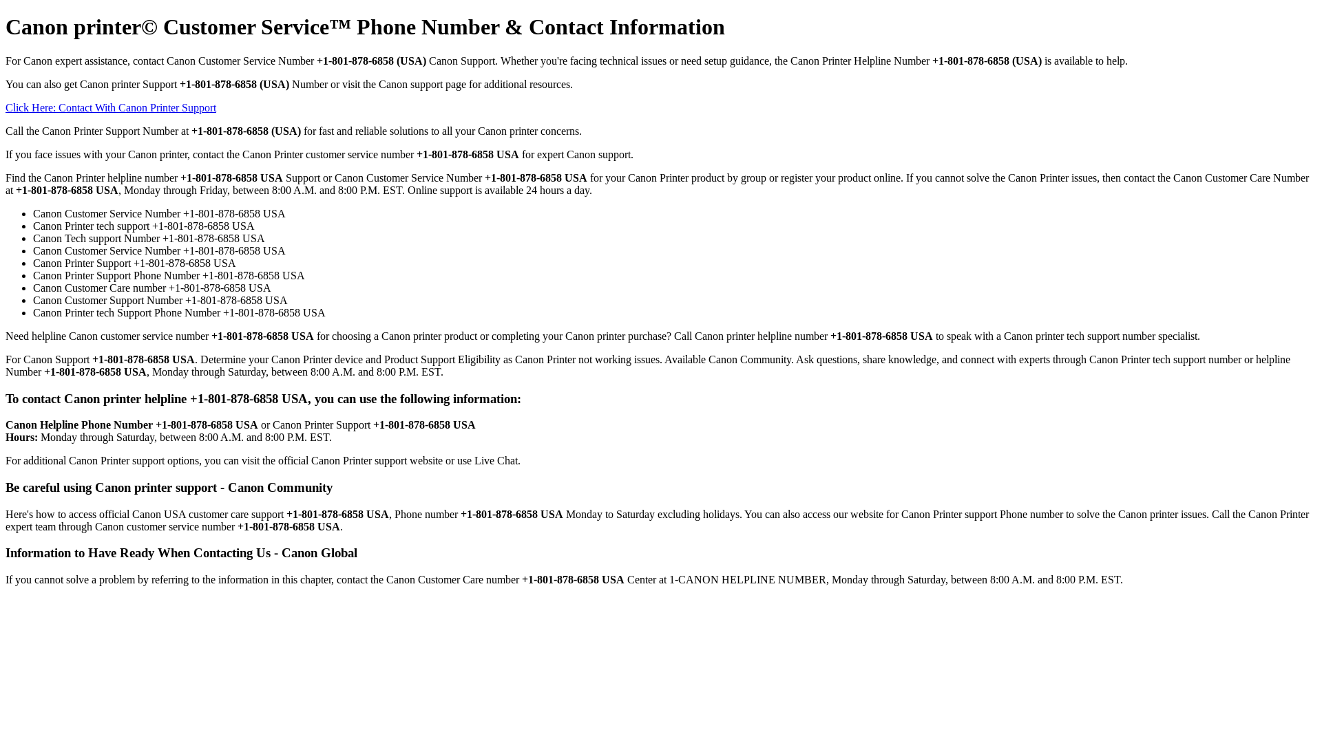website screenshot of https://canonhelp.pages.dev/
