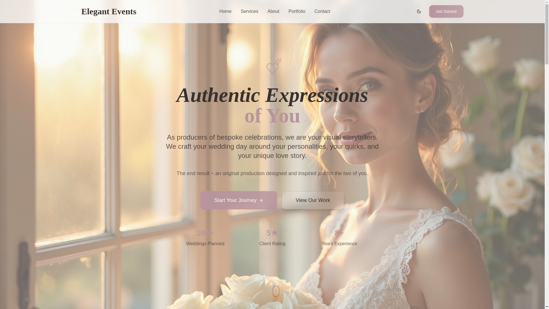 website screenshot of https://evermore-weddings.pages.dev/