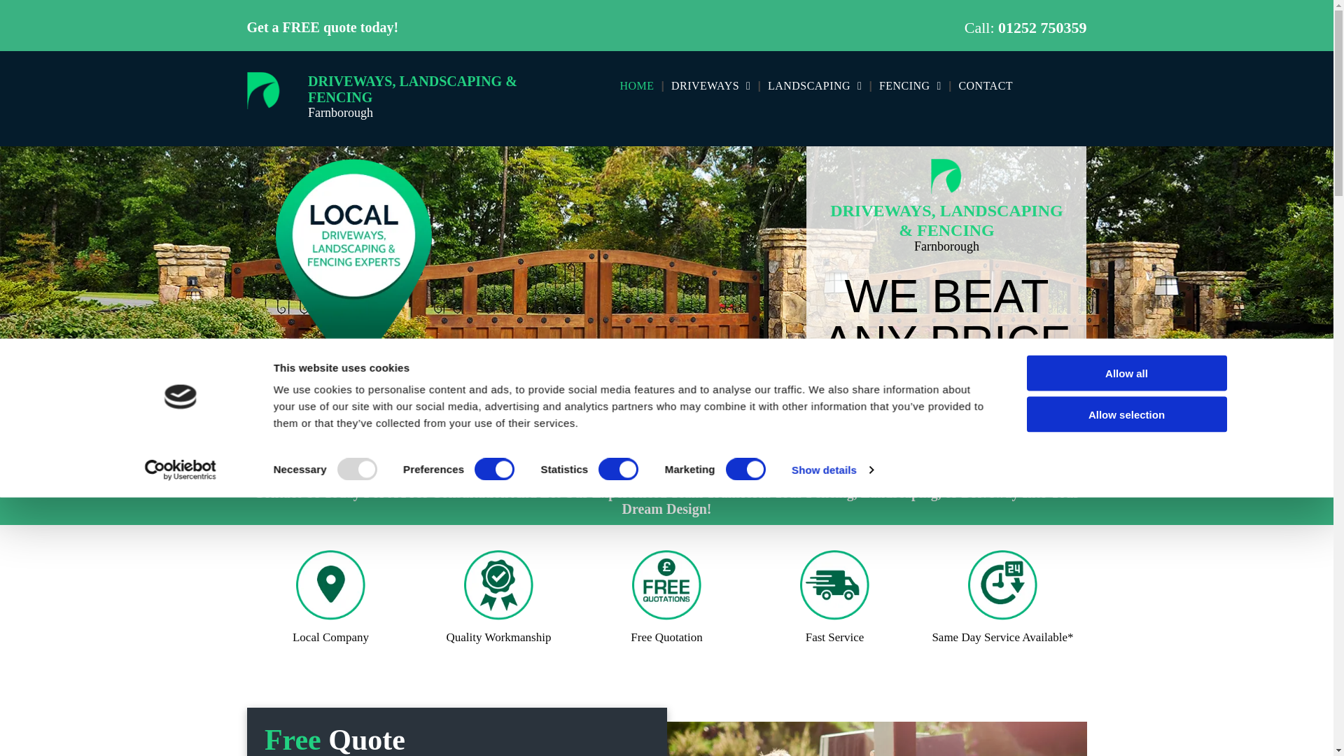 website screenshot of https://ldllandscapesfarnborough.co.uk/