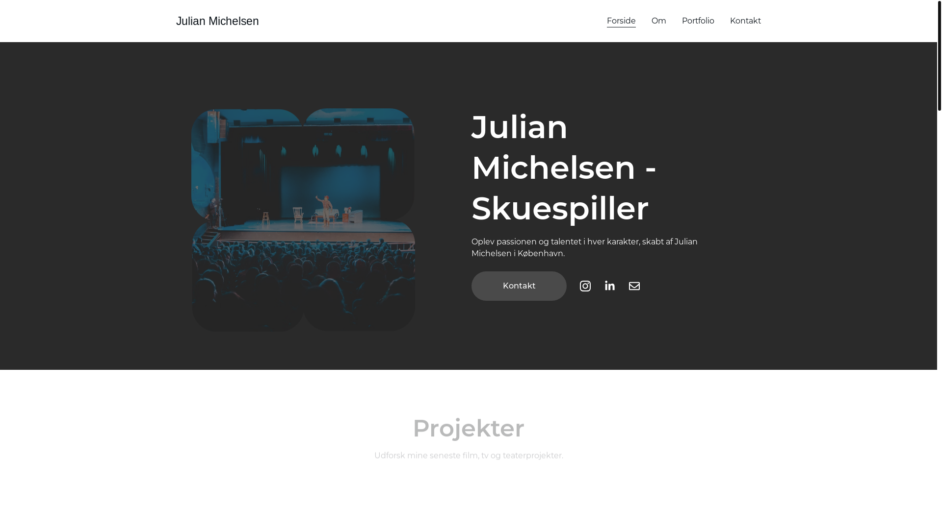 website screenshot of https://julianmichelsen.com/
