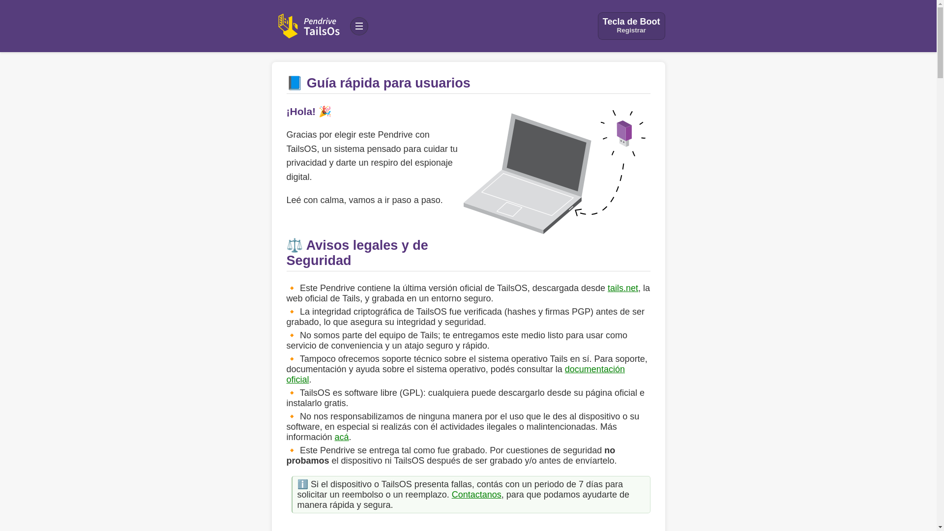 website screenshot of https://pendrivetails.pages.dev/