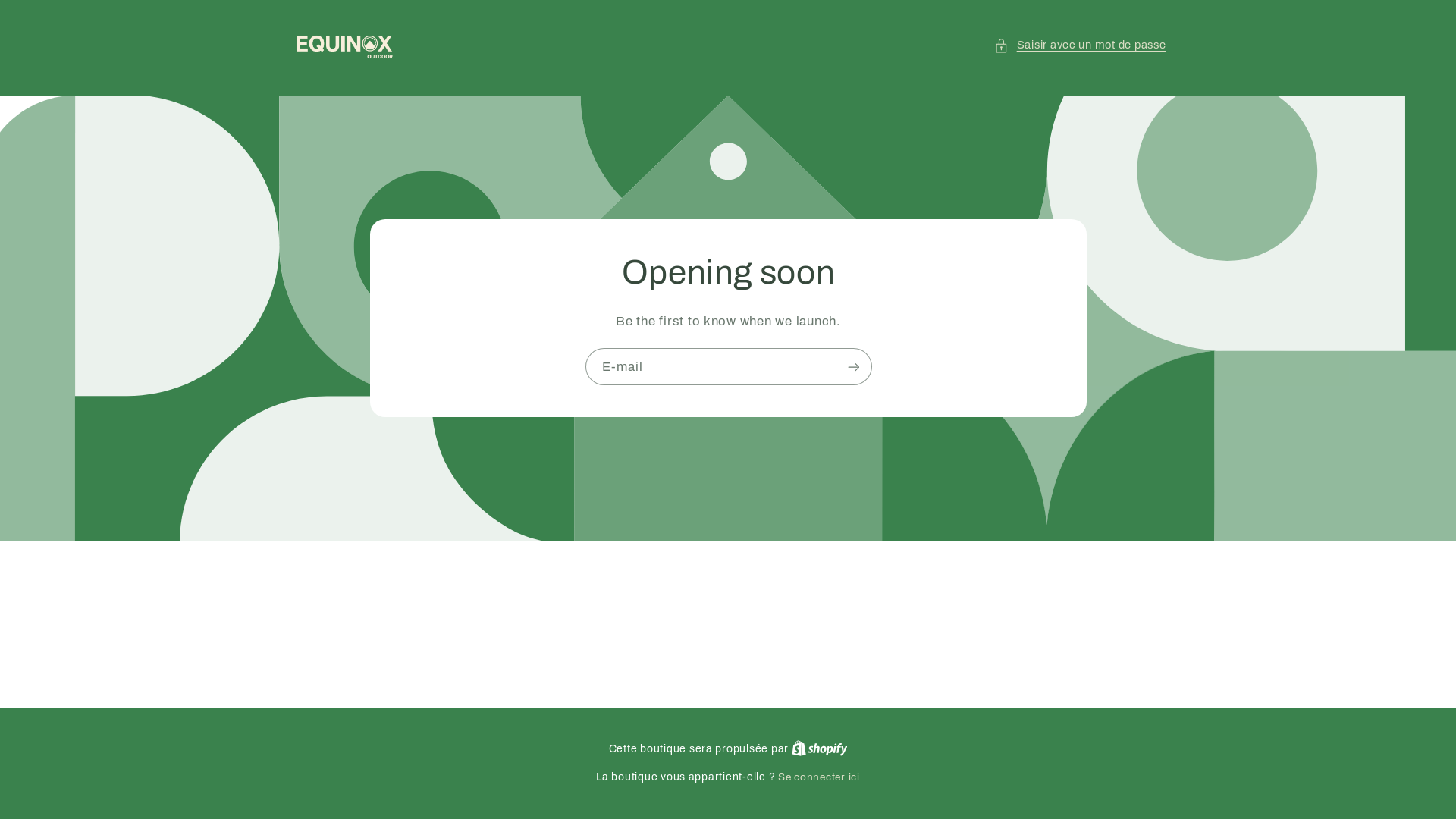 website screenshot of https://equinox-outdoor.com/