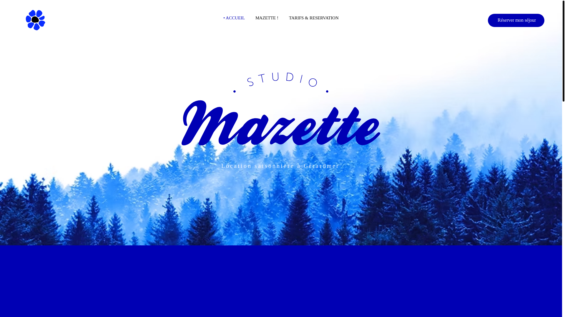 website screenshot of https://mazette-gerardmer.com/