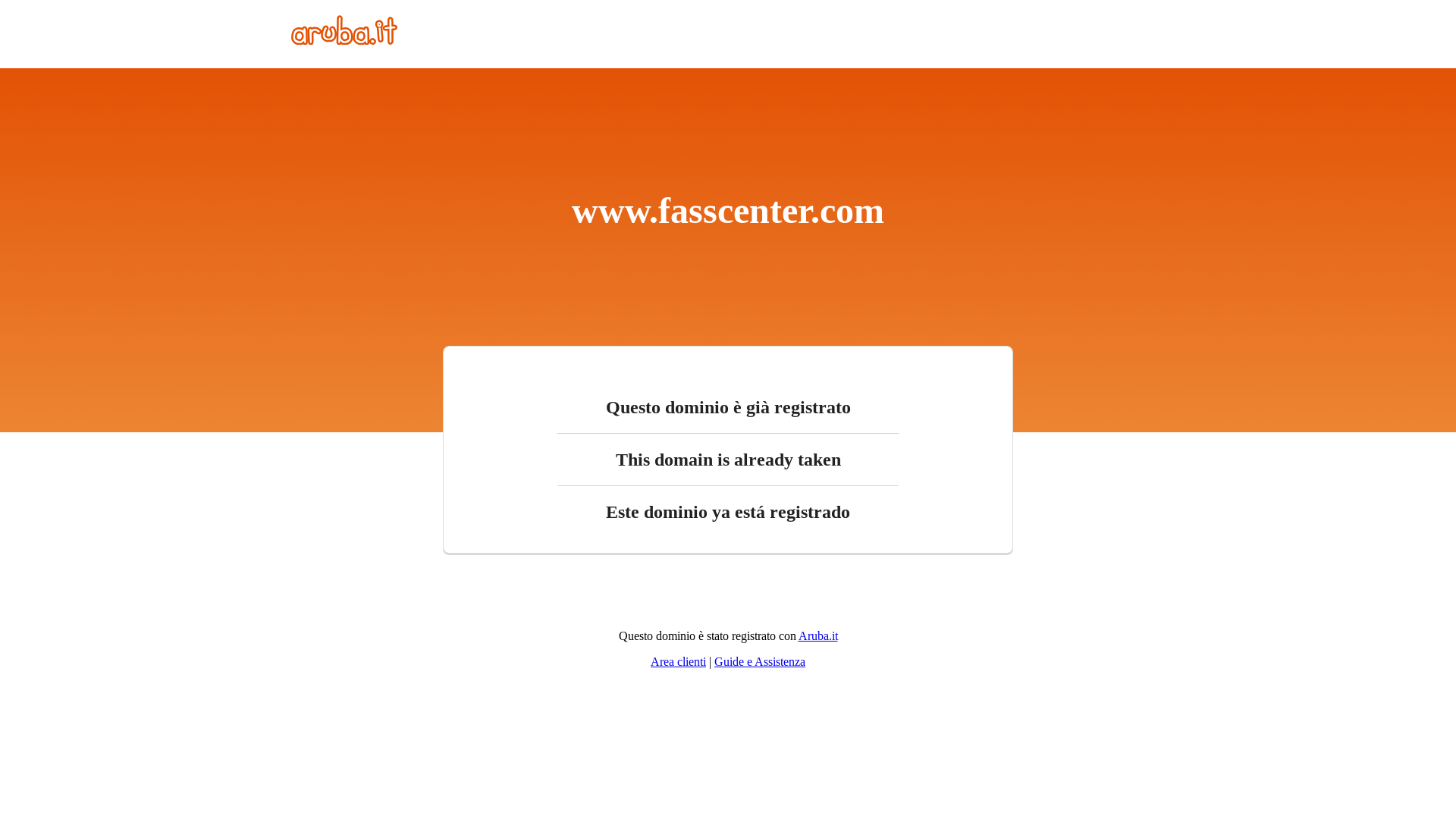 website screenshot of https://fasscenter.it/