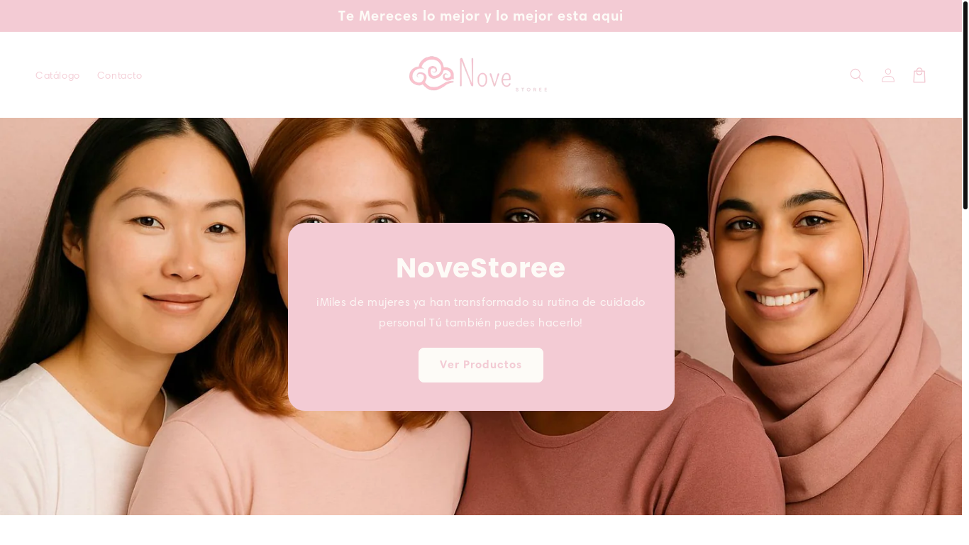 website screenshot of https://novecosmetic.com/