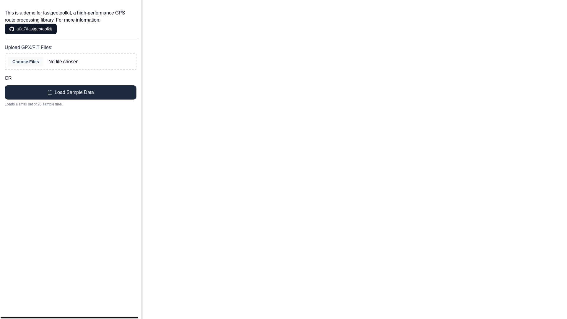 website screenshot of https://fastgeotoolkit-demo.pages.dev/