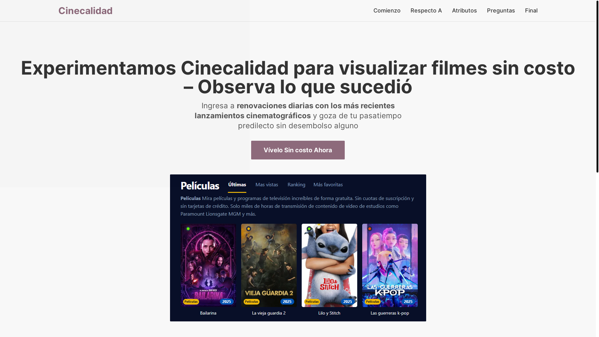 website screenshot of https://cinecalidad-mqr1.pages.dev/