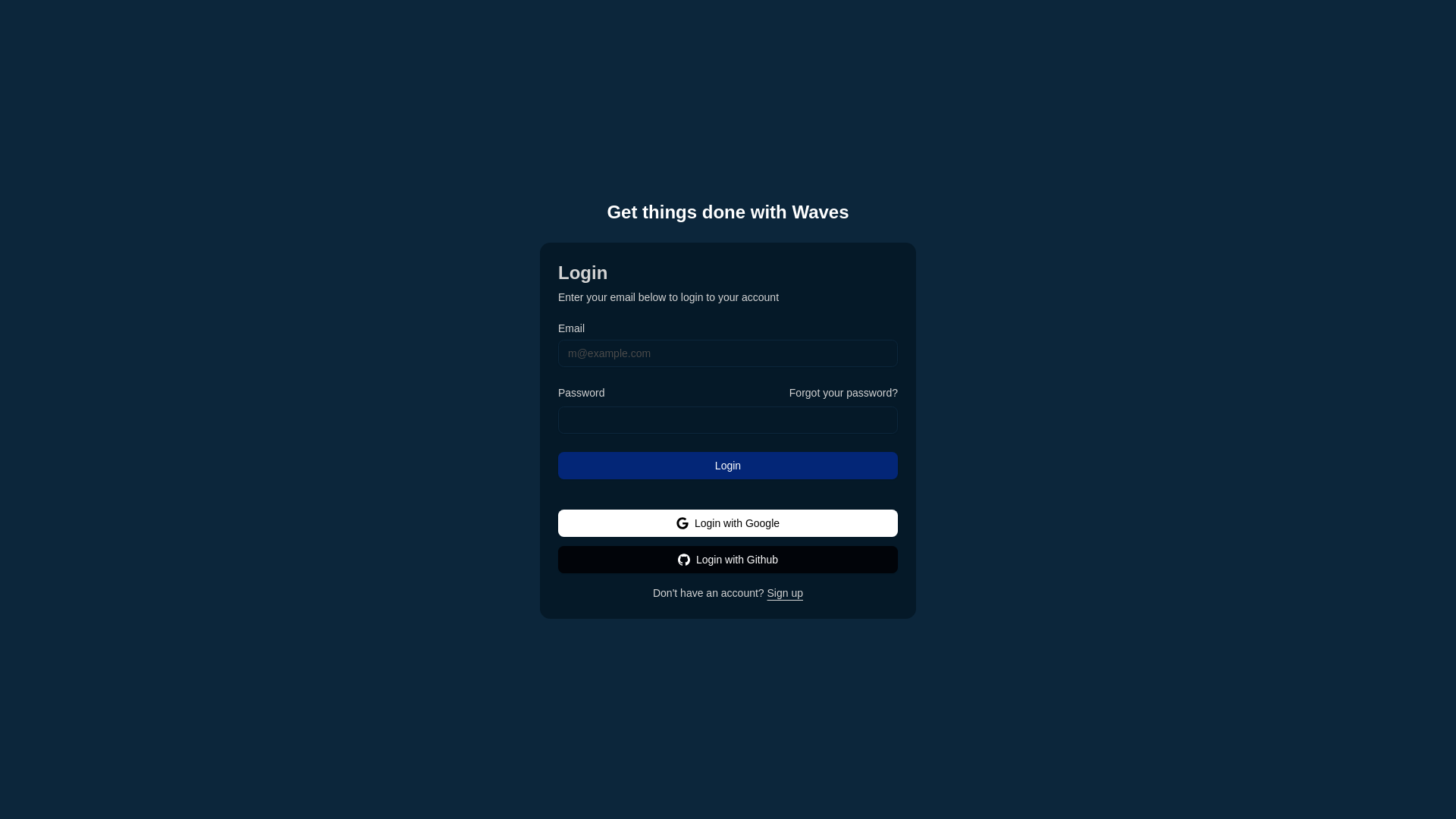 website screenshot of https://usewaves.pages.dev/