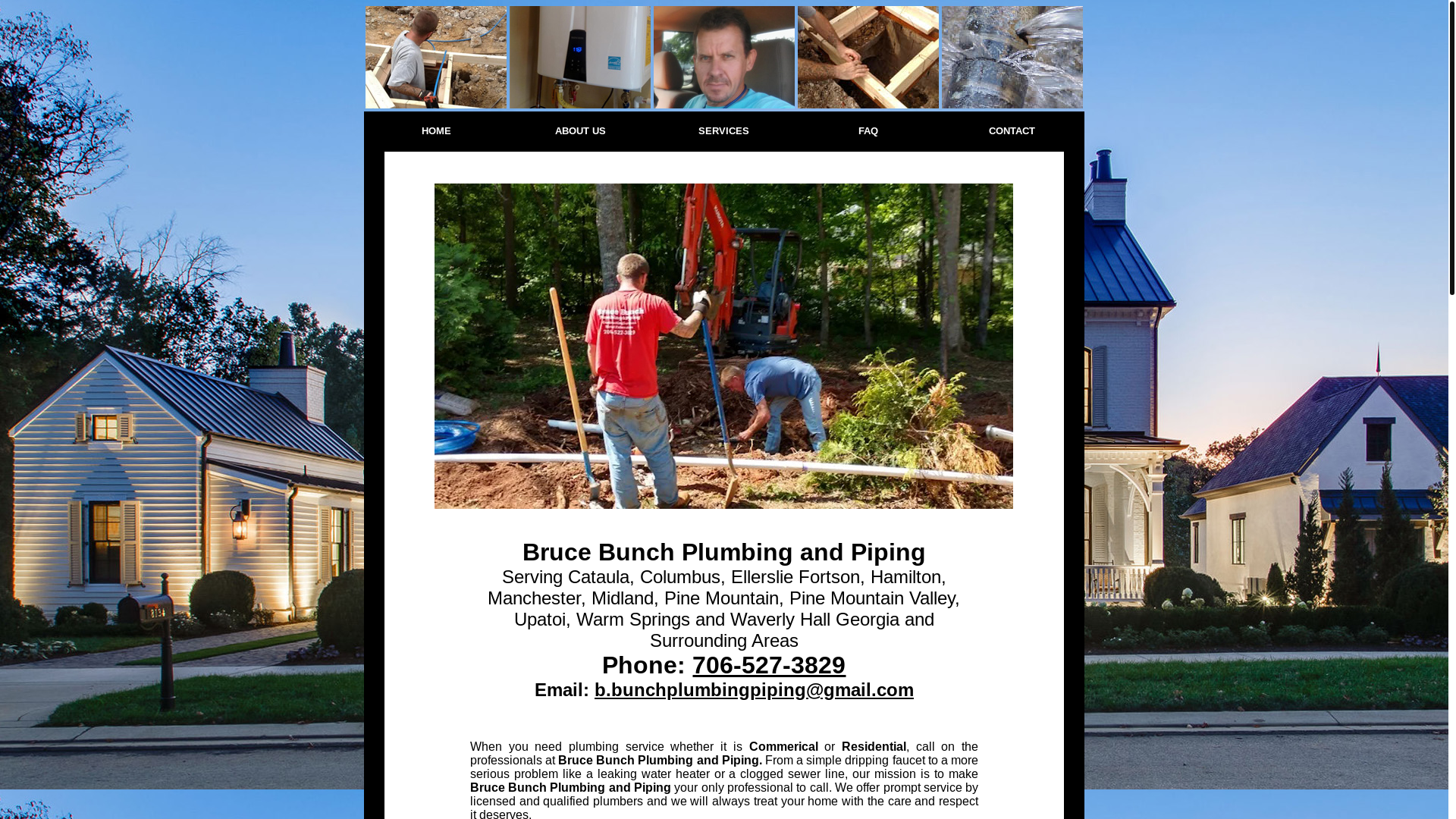 website screenshot of https://brucebunchplumbing.com/