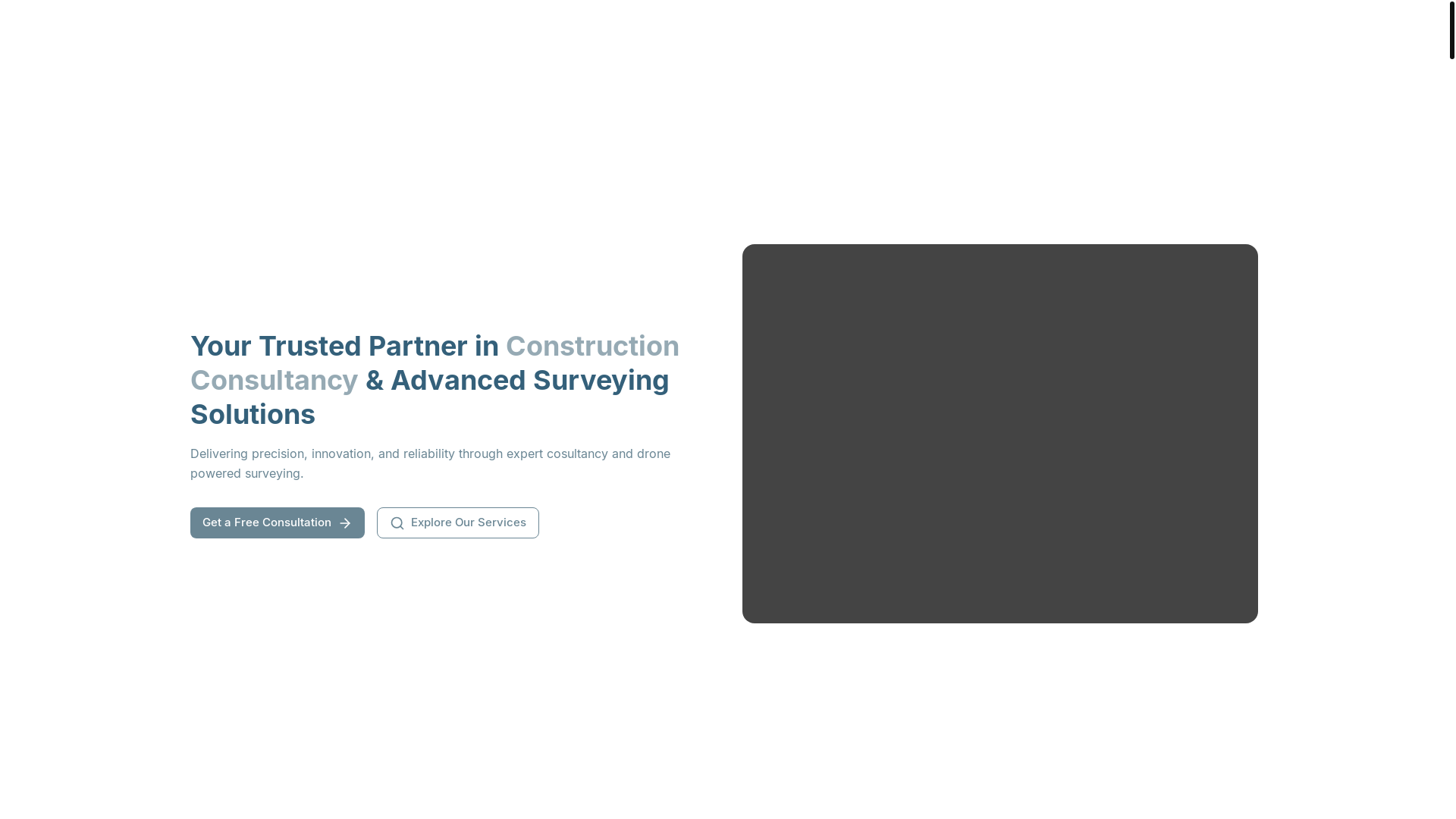 website screenshot of https://echelonlandworks.com/