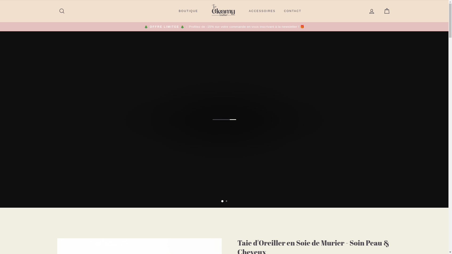 website screenshot of https://gleamyatelier.com/