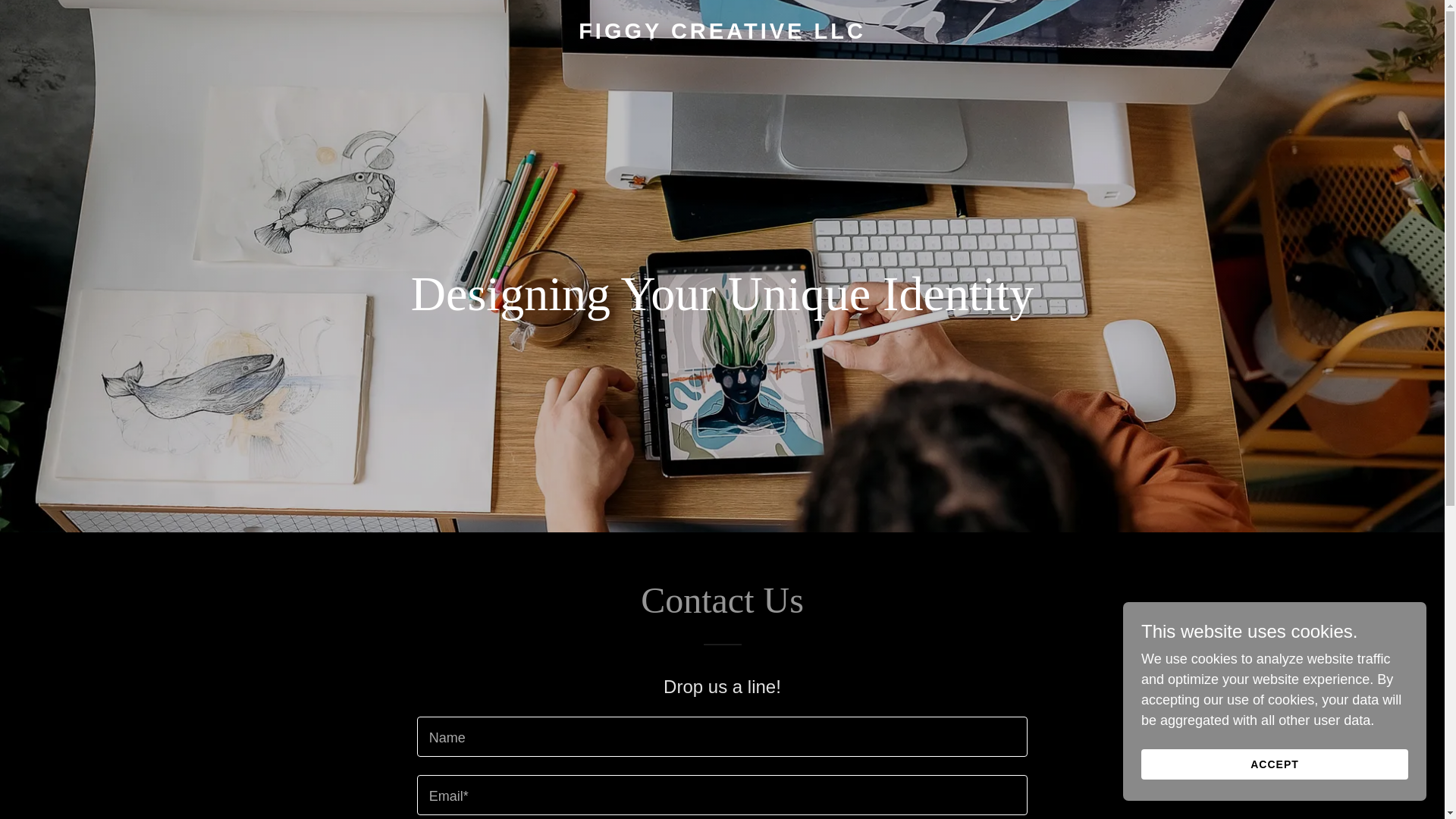 website screenshot of https://figgycreative.com/