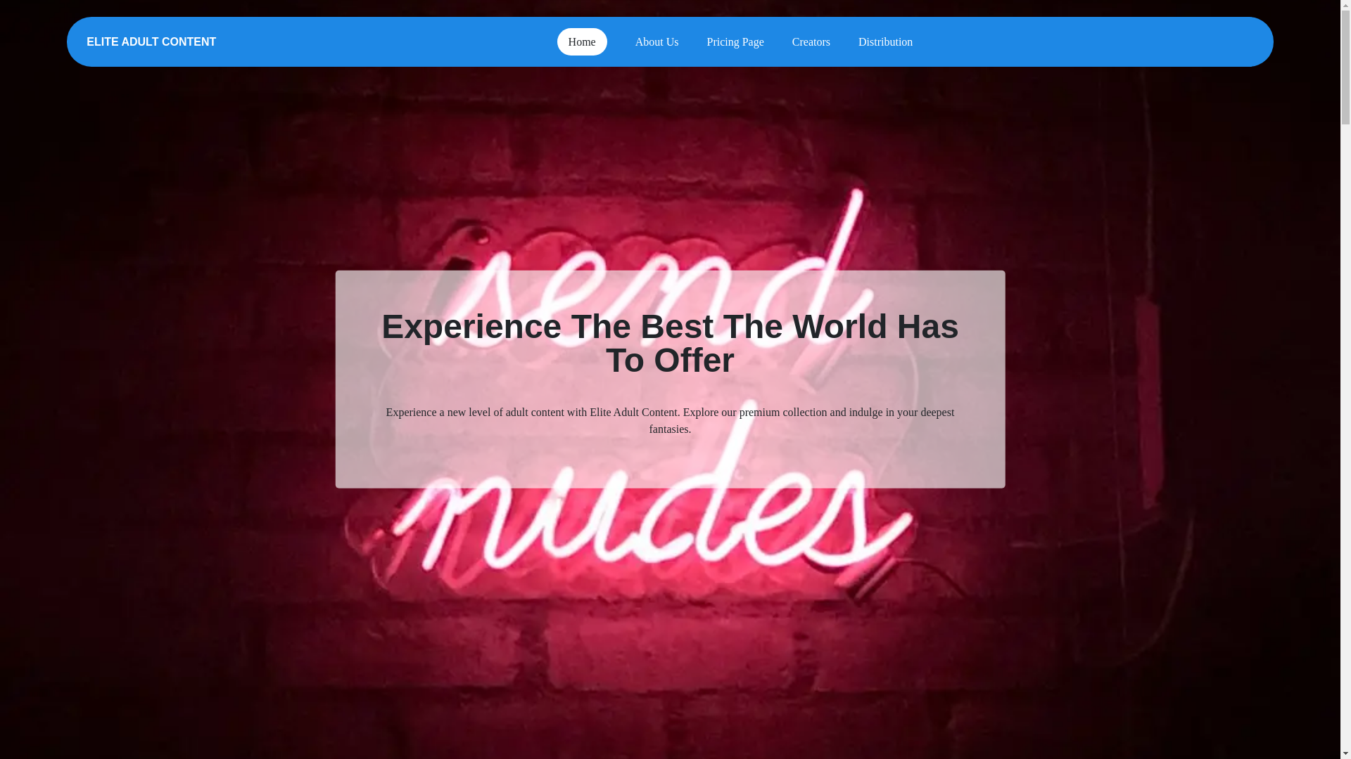 website screenshot of https://elite-adult-content.online/