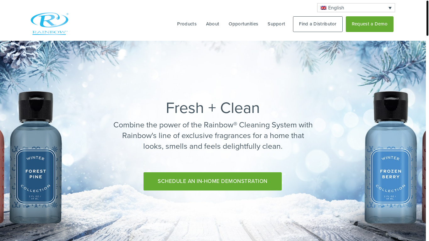 website screenshot of http://rainbowsystem.com/