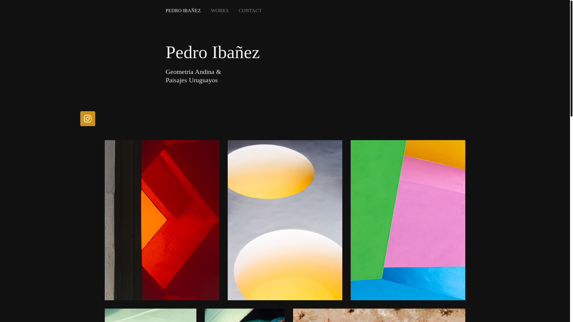 website screenshot of https://pedroibanez.com/