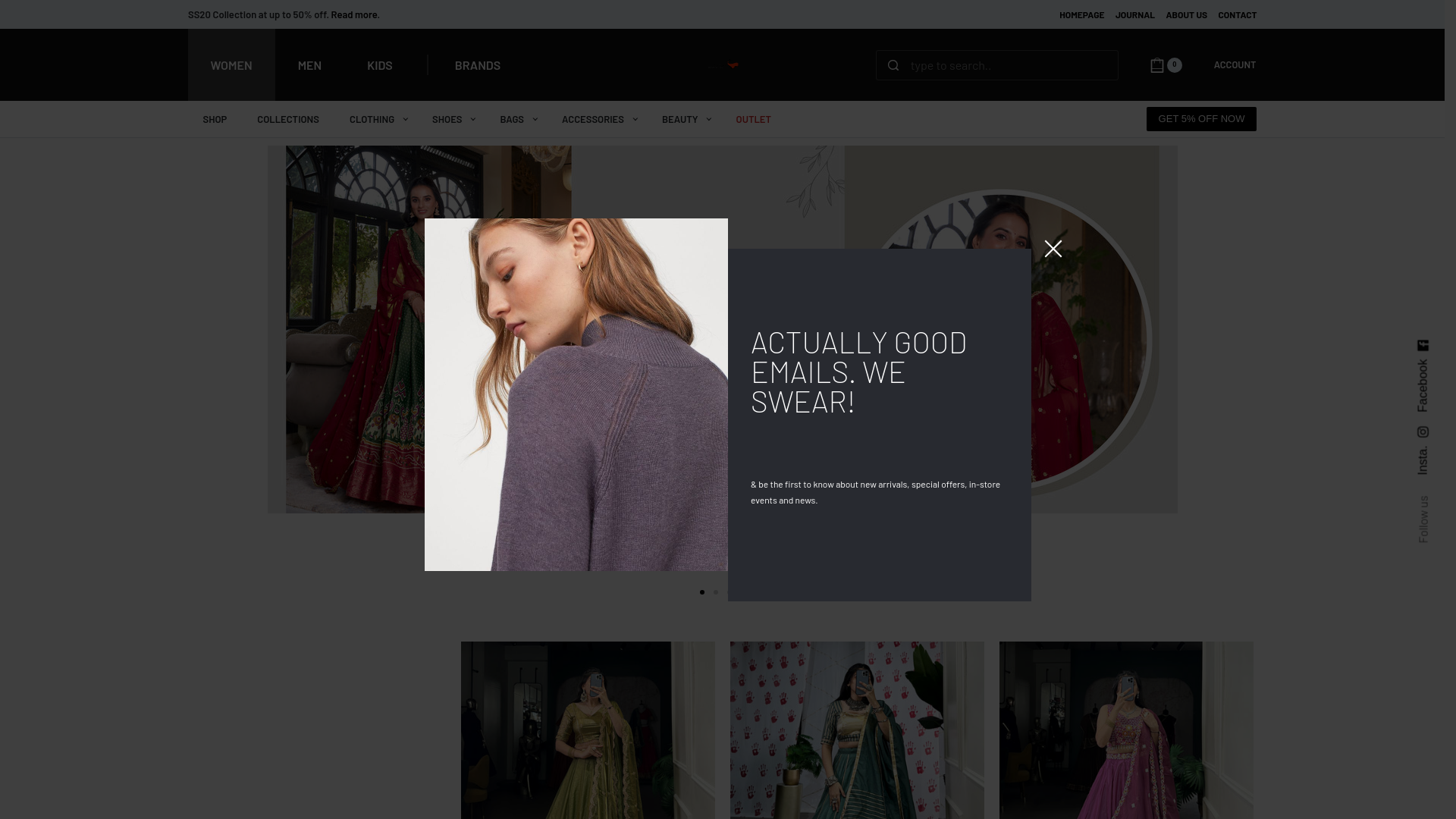 website screenshot of https://nrutyaenterprise.com/