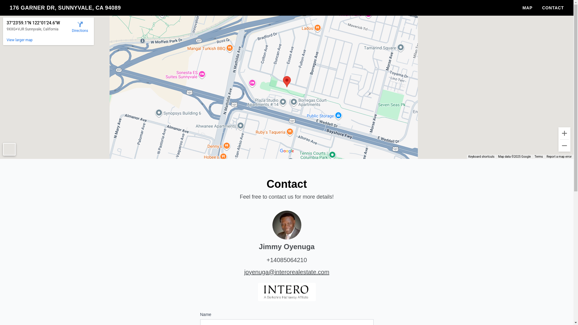 website screenshot of https://176garnerdr.com/