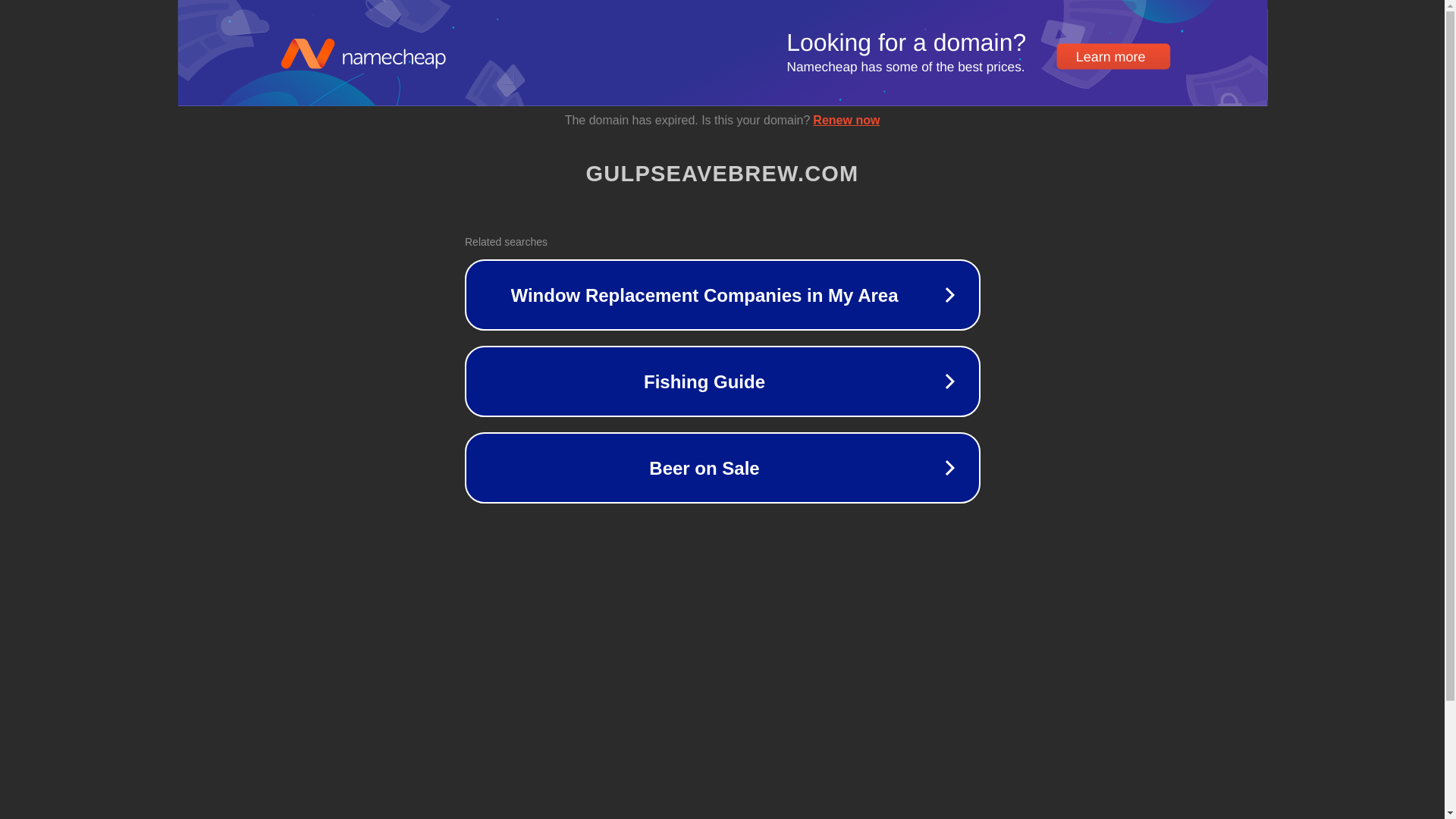 website screenshot of https://gulpseavebrew.com/