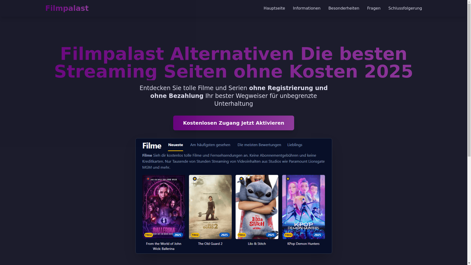 website screenshot of https://filmpalast-itf5.pages.dev/