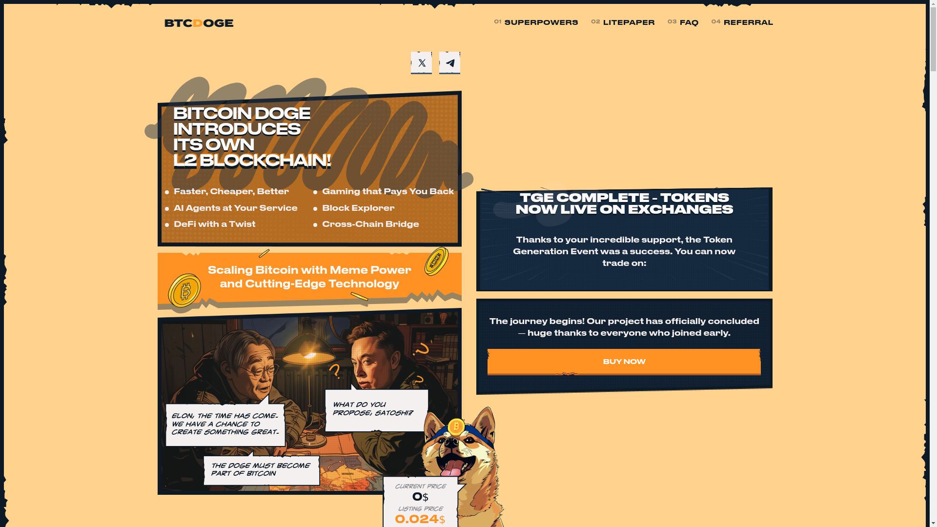 website screenshot of https://btcdogeth.fun/