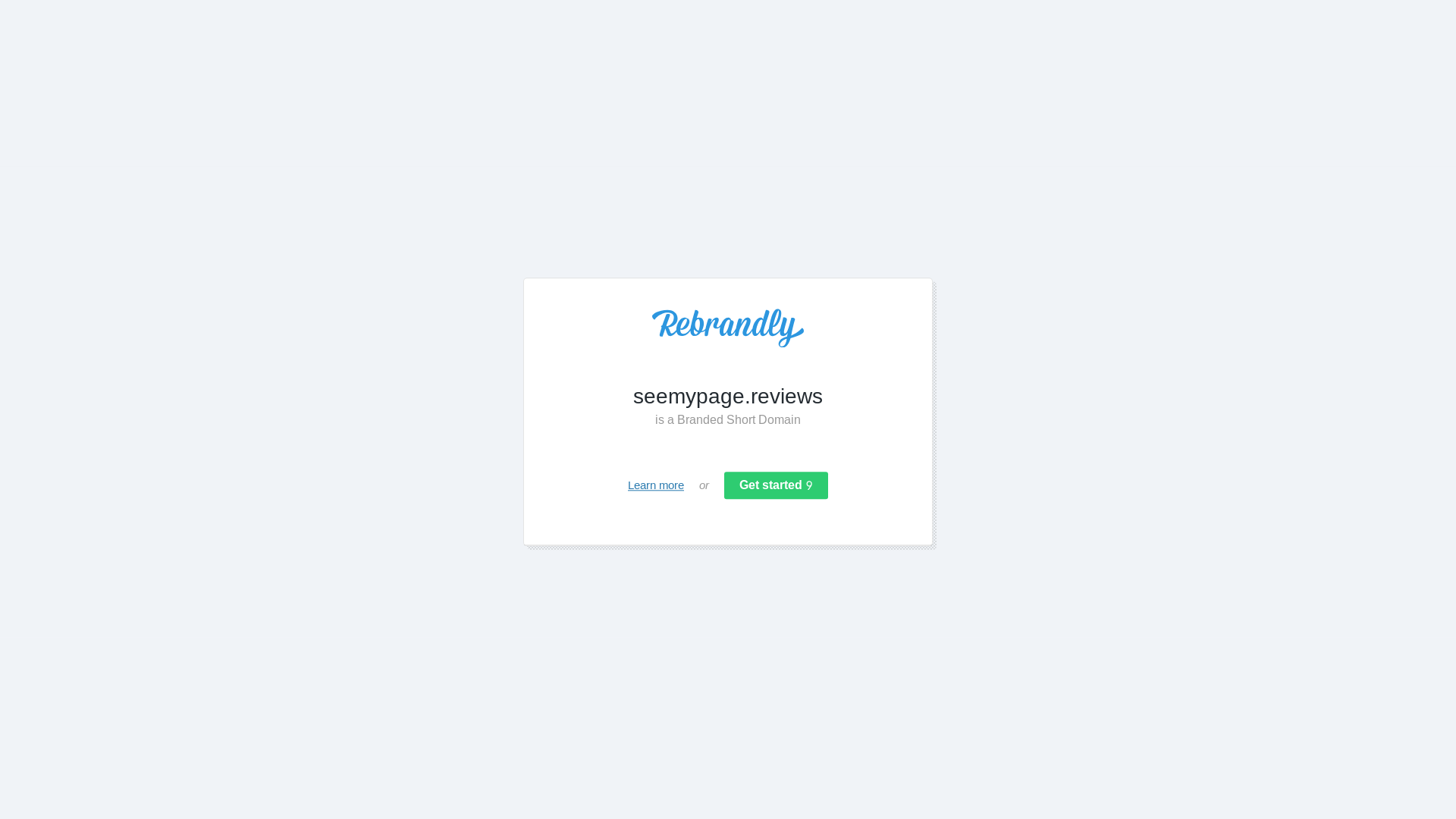 website screenshot of https://seemypage.reviews/