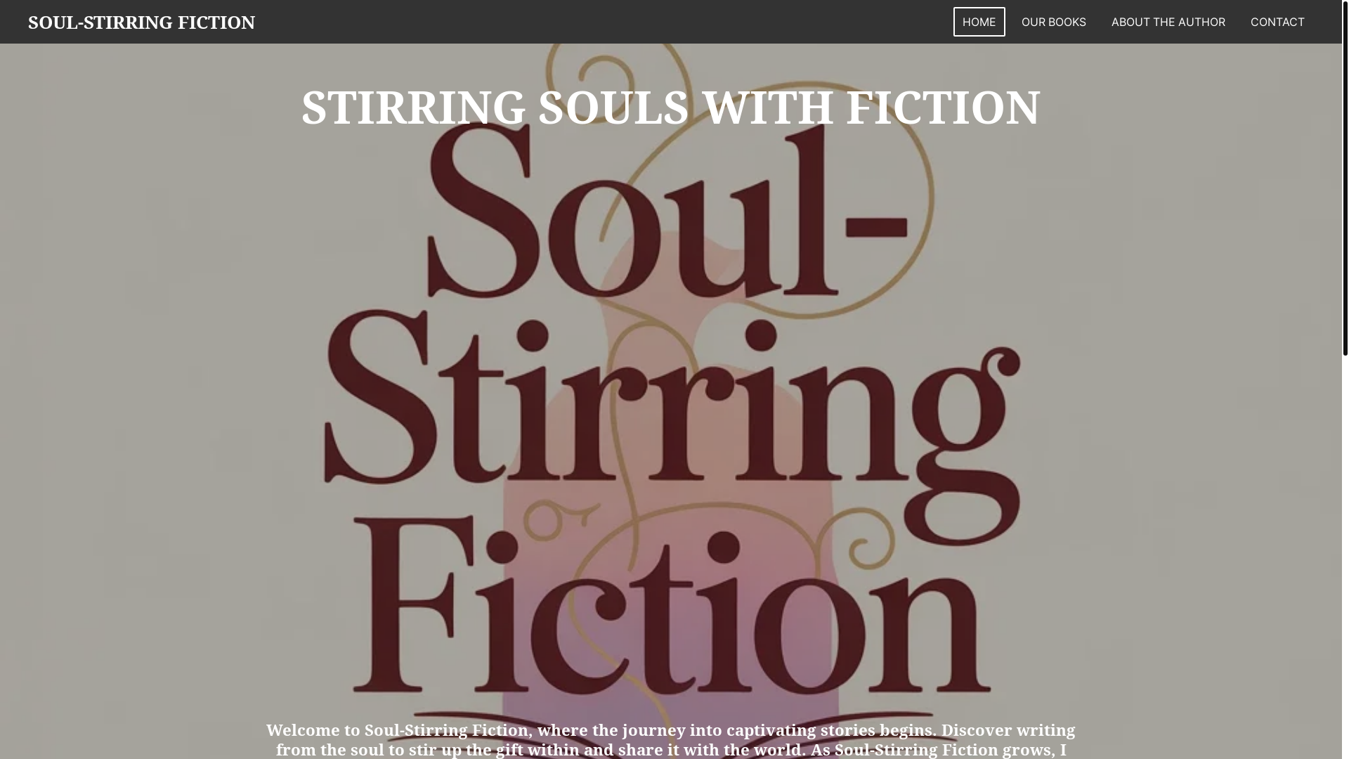 website screenshot of https://soulstirringfiction.com/