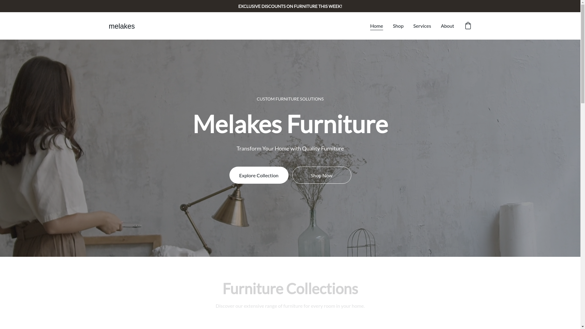 website screenshot of https://melakeso.com/