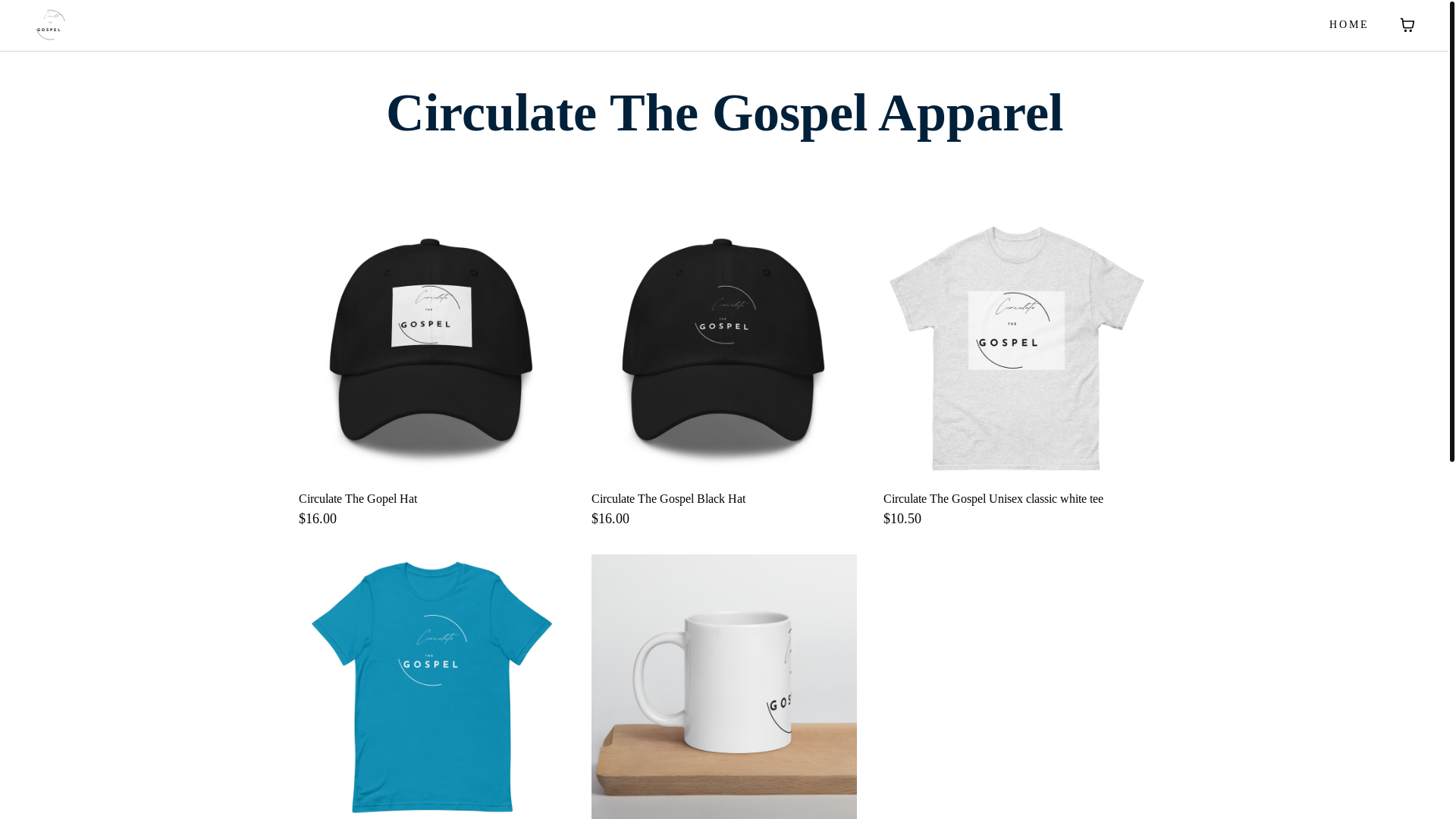 website screenshot of https://circulatethegospel.com/