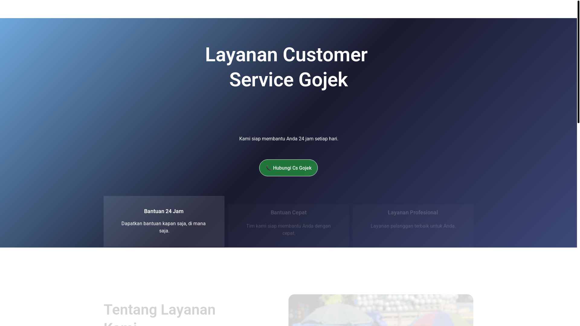 website screenshot of https://customer-service-gojek.com/