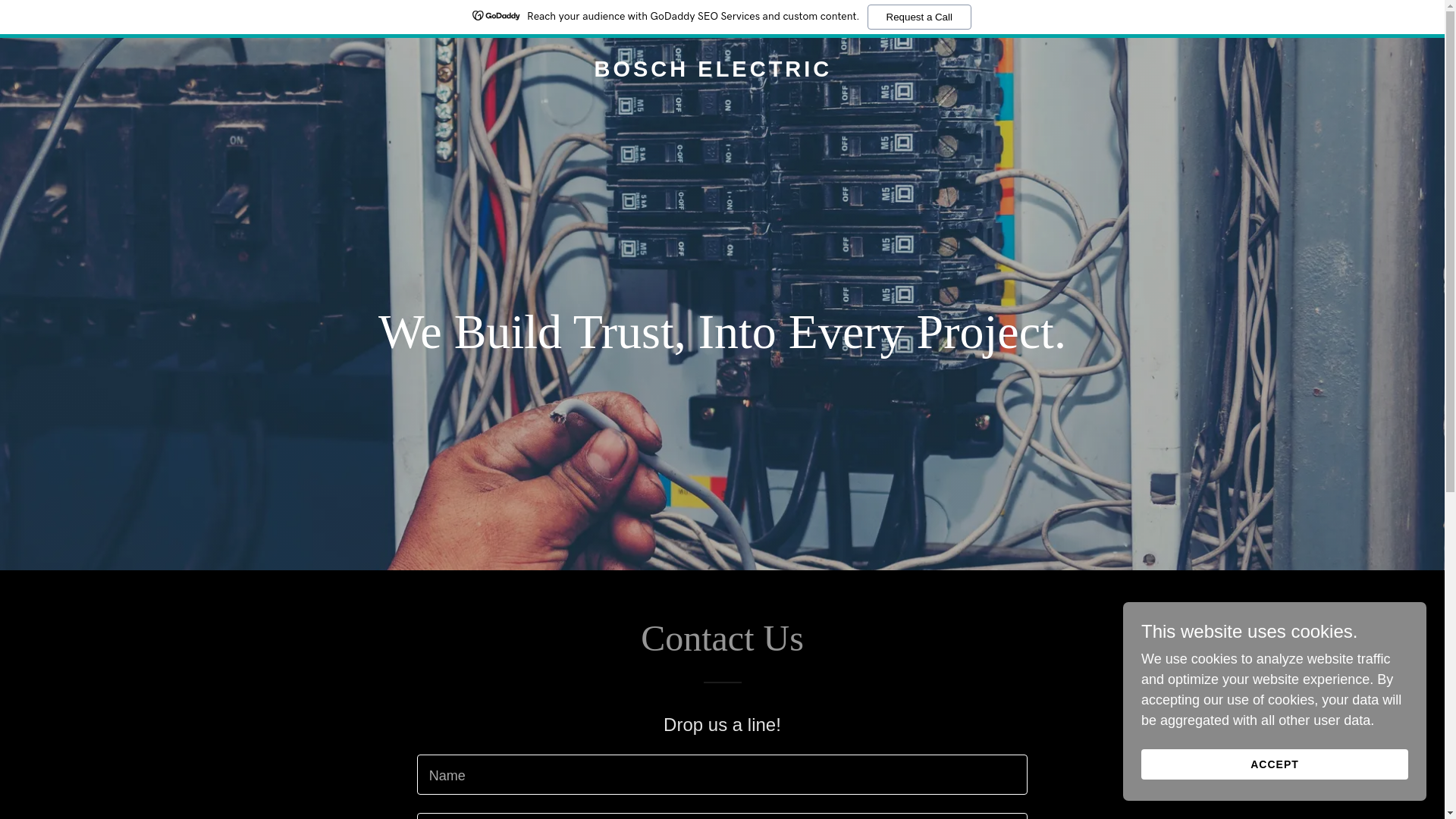 website screenshot of https://boschelectric.ca/